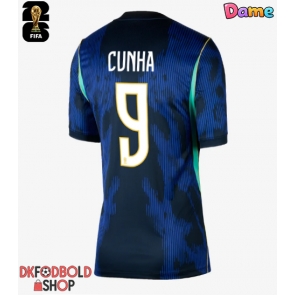 Brasilien Matheus Cunha #9 Udebanetrøje Dame VM 2026 Kort ærmer Brasilien Matheus Cunha #9 Udebanetrøje Dame VM 2026 Kort ærmer